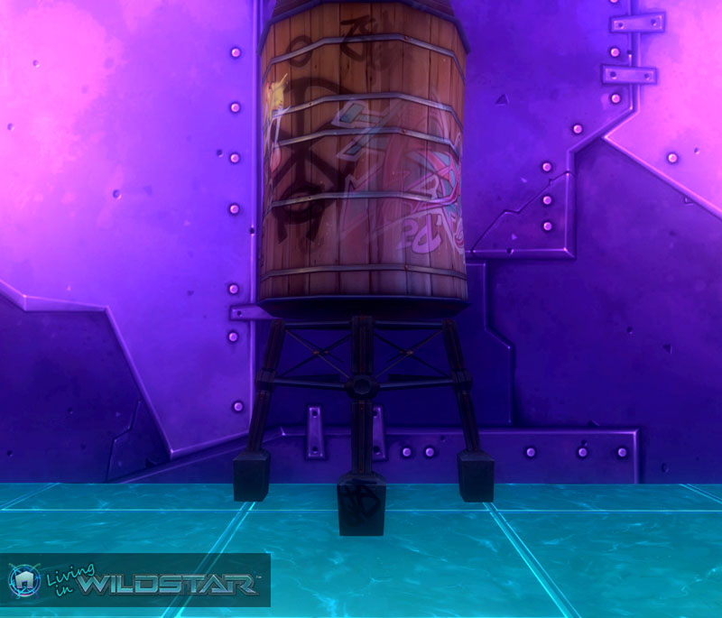 Wildstar Housing - Water Tower (Defaced)