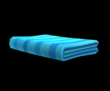 Wildstar Housing - Folded Beach Towel (Blue)
