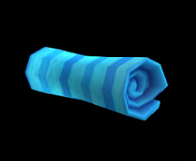 Wildstar Housing - Rolled Beach Towel (Blue)