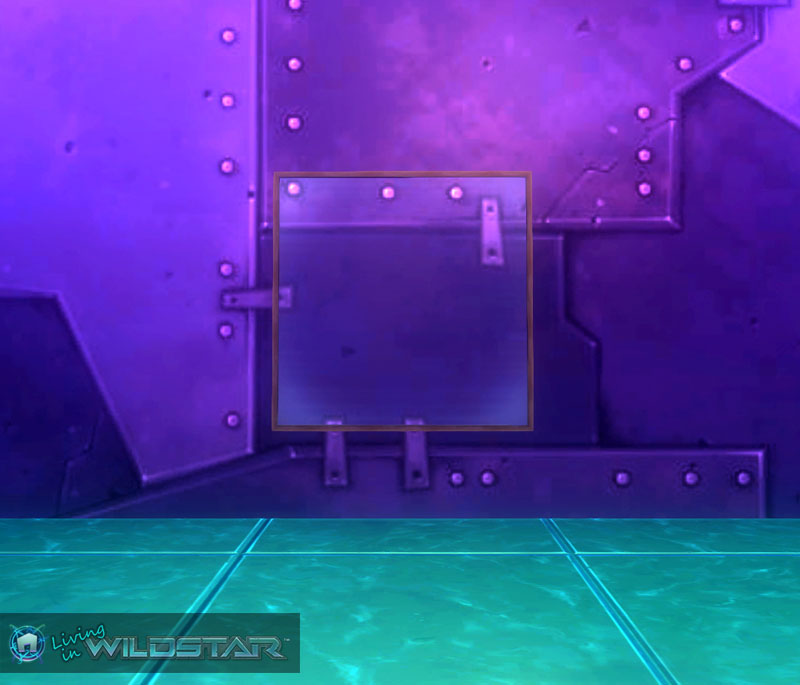 Wildstar Housing - Glass (Square) with Stained Wood