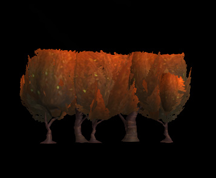 Wildstar Housing - Autumn Hedge (Rounded)