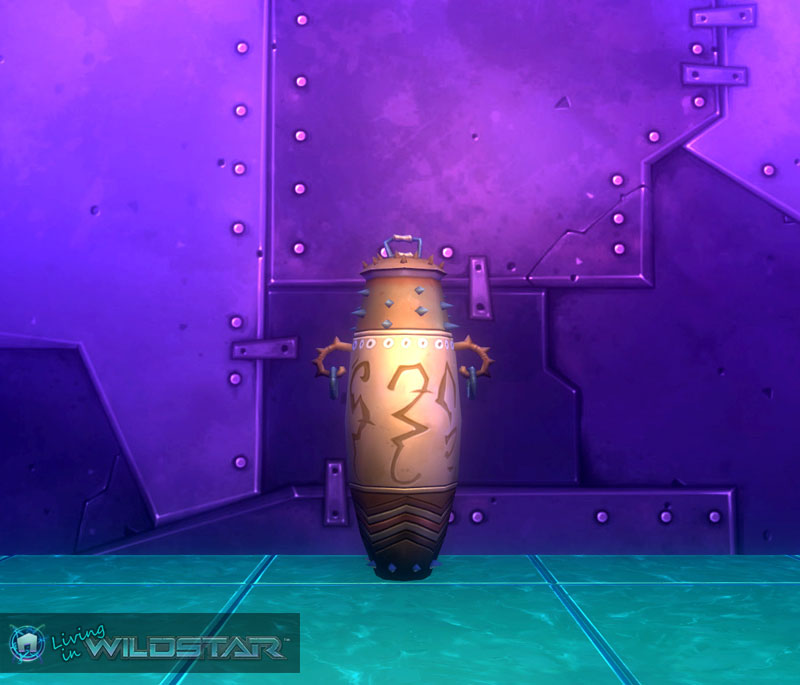 Wildstar Housing - Tall Ritual Pot (Draken)