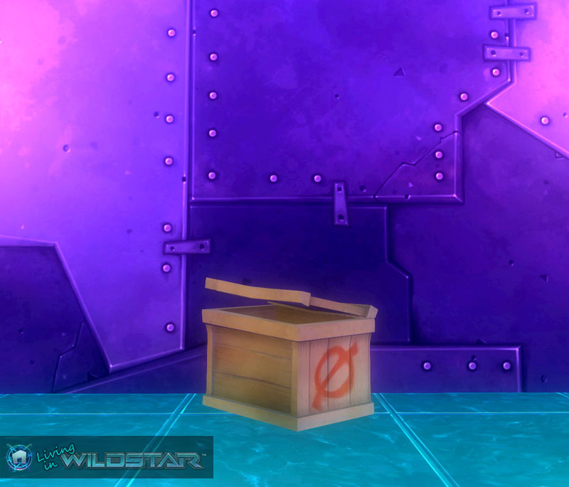 Wildstar Housing - Crate (Open)