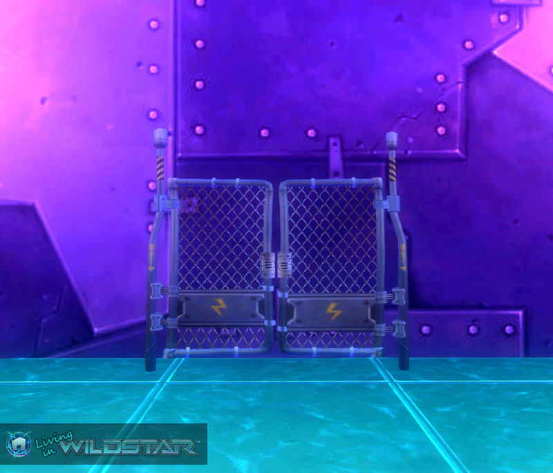 Wildstar Housing - Chain-Link Gate (Protostar)