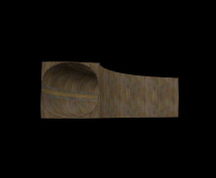 Wildstar Housing - Curved Full Pipe (Large)