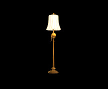 Wildstar Housing - Standing Lamp (Brass)