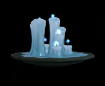 Wildstar Housing - Icefrost Candles