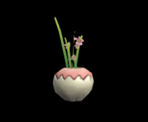 Wildstar Housing - Flower Vase (Pink, Aurin) with Pink Flowers