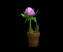 Wildstar Housing - Flower Pot (Purple)