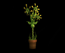 Wildstar Housing - Flower Pot (Yellow)