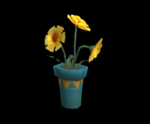 Wildstar Housing - Yellow Flowers (Potted)