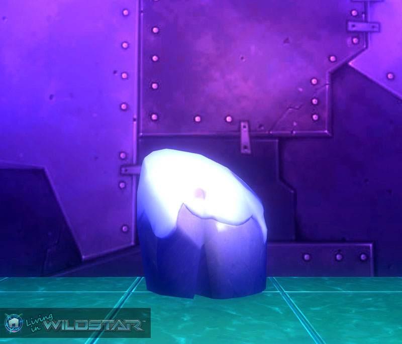 Wildstar Housing - Snow-Dusted Rock (Tall)