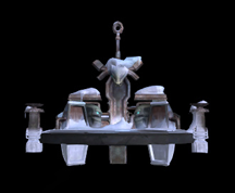 Wildstar Housing - Frostforged Sword Shrine