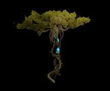 Wildstar Housing - Glowing Heart Canopy Tree
