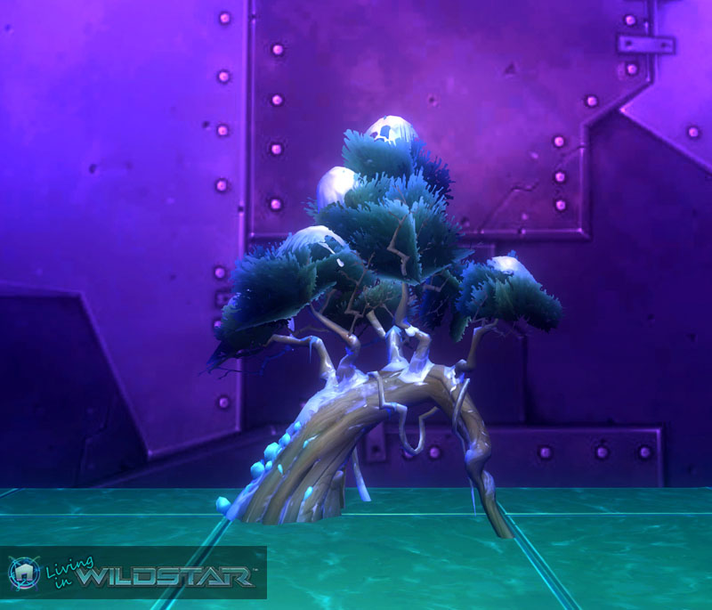 Wildstar Housing - Tree (Snow-Frosted, Pine)