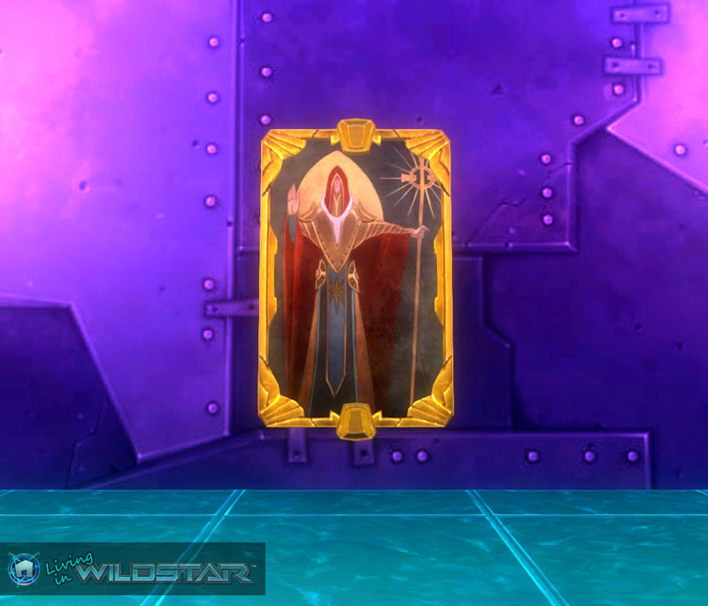 Wildstar Housing - Portrait of a Vigilant Priest