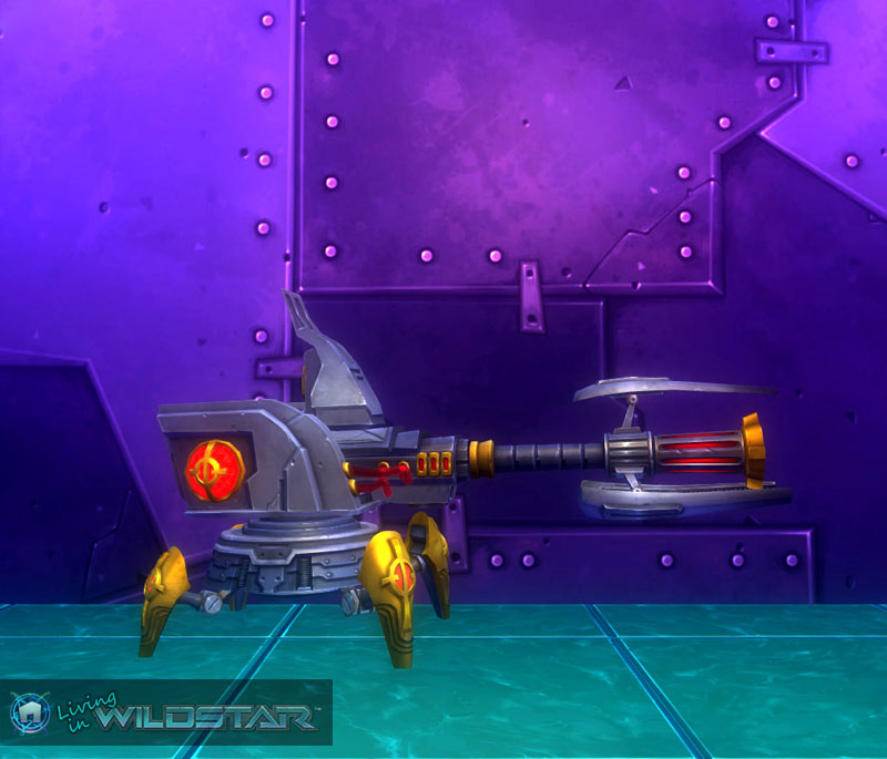 Wildstar Housing - Heavy Barrel Turret (Dominion)