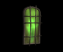 Wildstar Housing - Spooky Green Window